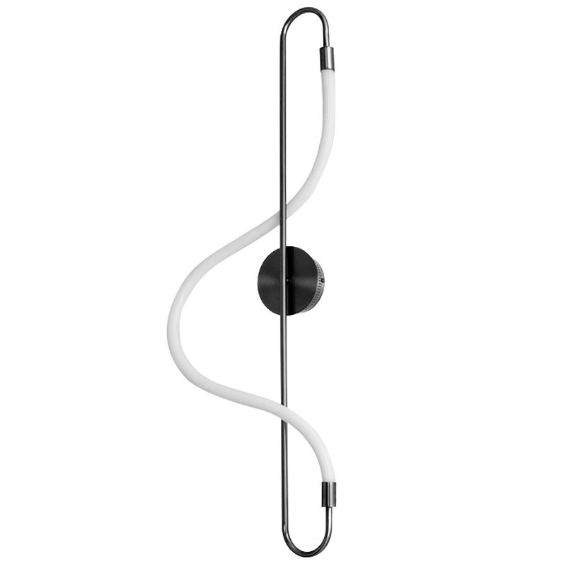 Светодиодное Бра Knot Lihgt Черное Черный Белый Светодиодное Бра Knot Lihgt Черное Черный Белый в Волгограде | Loft Concept