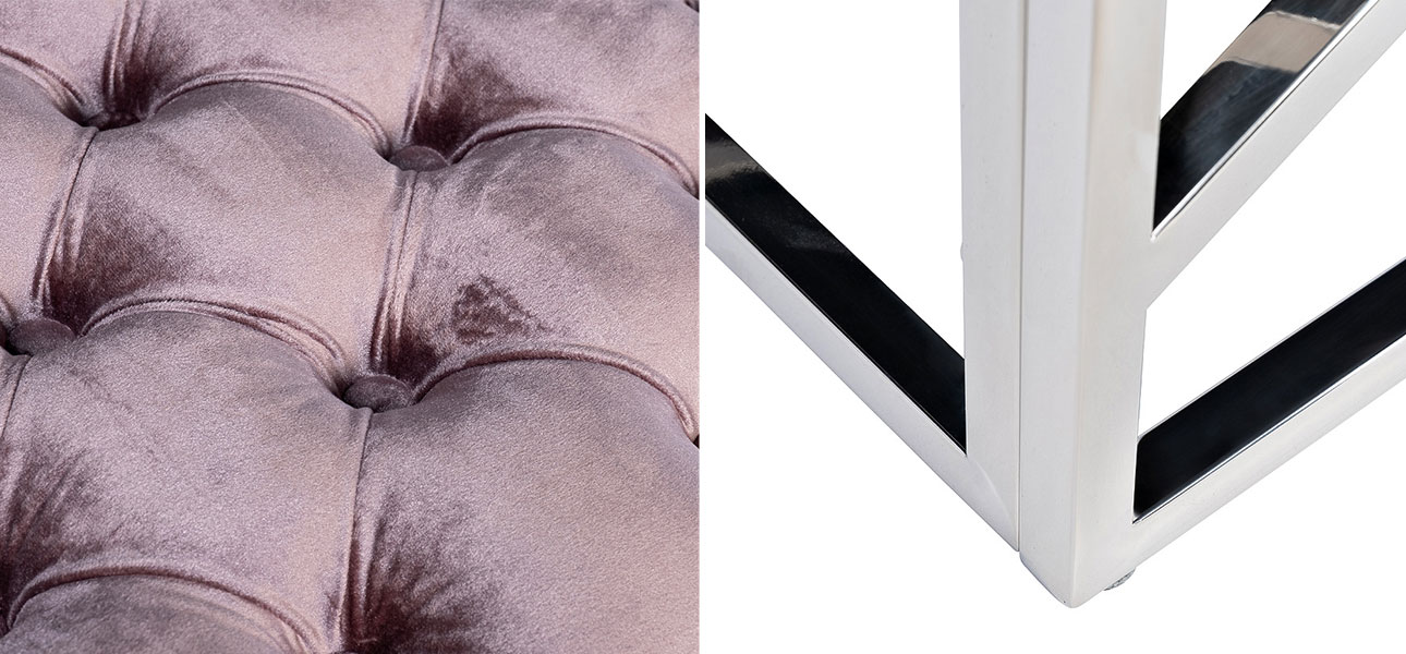 Банкетка Marietas DARK PINK - фото №1