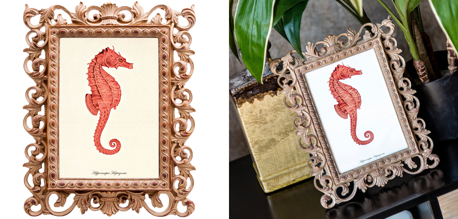 Постер Red Seahorse Poster Постер Red Seahorse Poster - Loft-Concept в Волгограде