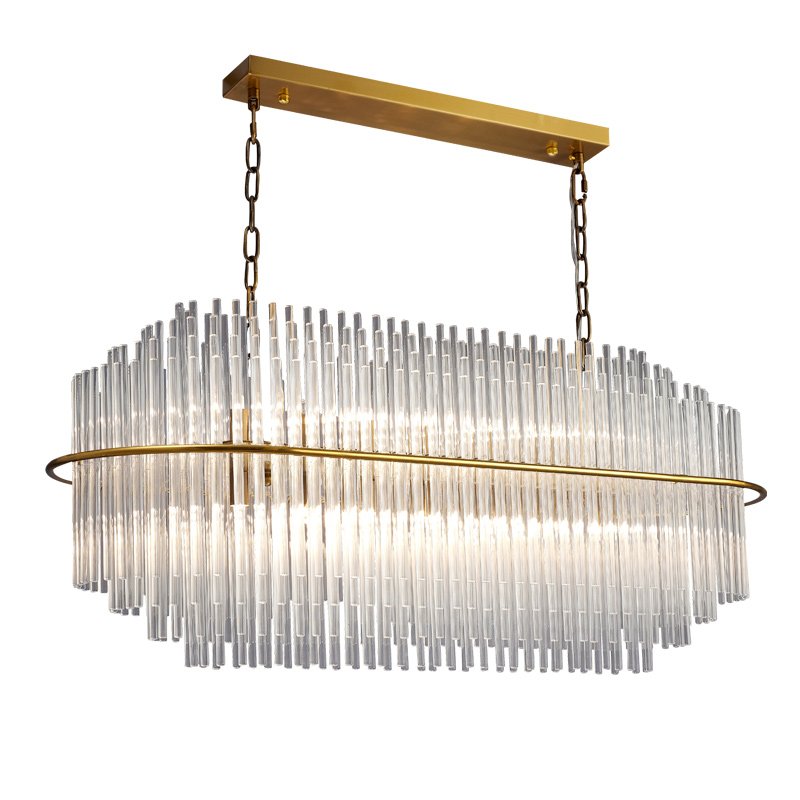 Люстра Nembus KEBO STILL LINE CHANDELIER Латунь Прозрачный Люстра Nembus KEBO STILL LINE CHANDELIER Латунь Прозрачный в Волгограде | Loft Concept