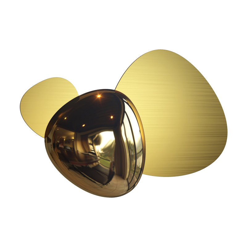 Бра Gold Matt & Gloss 1 Глянцевое золото матовое золото Бра Gold Matt & Gloss 1 Глянцевое золото матовое золото в Волгограде | Loft Concept