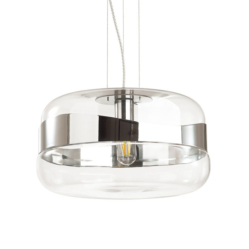 Люстра Igon Chrome Lamp Прозрачный Хром Люстра Igon Chrome Lamp Прозрачный Хром в Волгограде | Loft Concept
