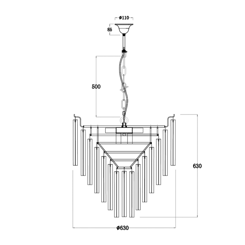 Люстра Eichholtz Chandelier Nova Chrome Люстра Eichholtz Chandelier Nova Chrome в Волгограде