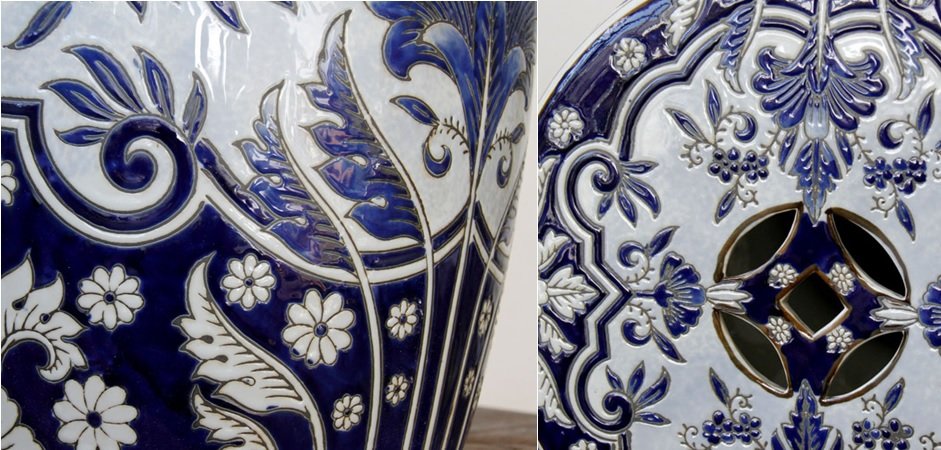 Керамический табурет Chinese drum - Loft-Concept в Волгограде