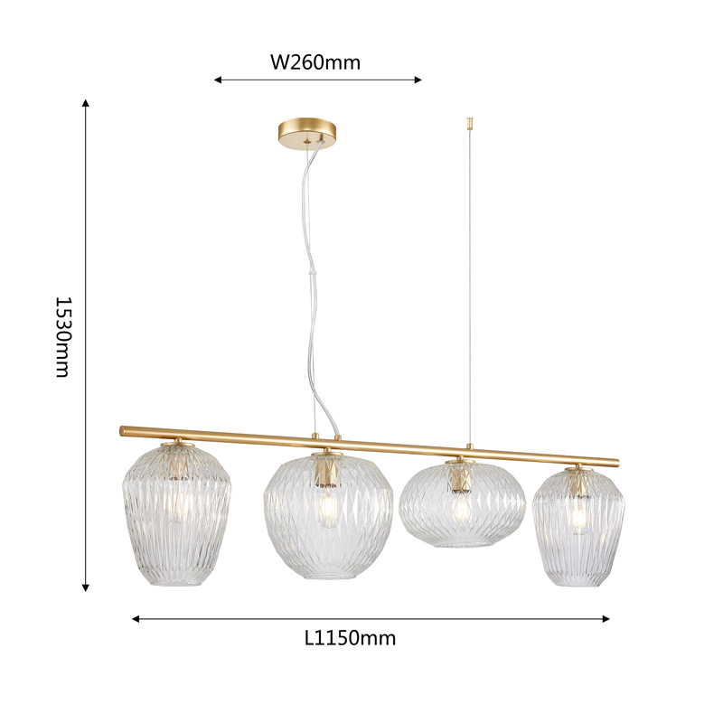 Люстра Foscarini c Прозрачными Плафонами Люстра Foscarini c Прозрачными Плафонами в Волгограде