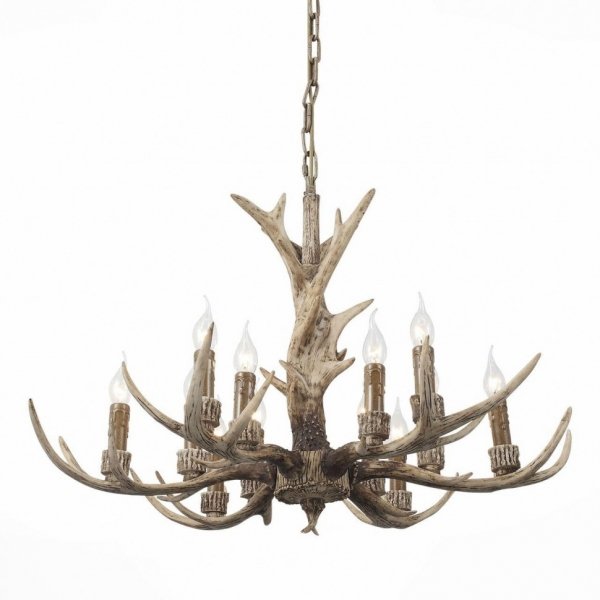 Люстра Hornland Chandelier 12 Коричневый Люстра Hornland Chandelier 12 Коричневый в Волгограде | Loft Concept