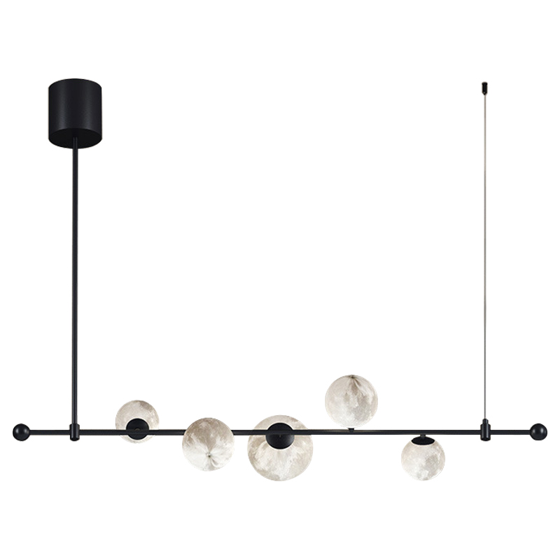 Светильник Tech Lighting Modern Rail Geometric Linear Suspension 5 Black Черный Белый Светильник Tech Lighting Modern Rail Geometric Linear Suspension 5 Black Черный Белый в Волгограде | Loft Concept