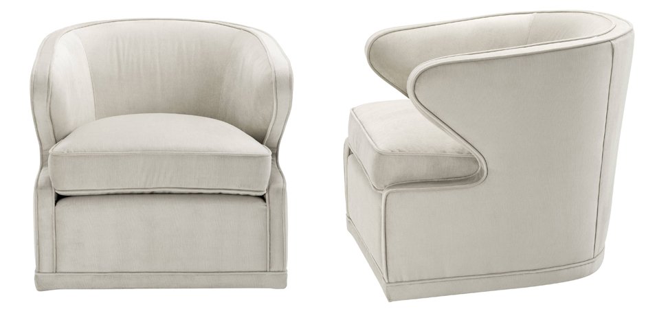Кресло Eichholtz Chair Dorset Pebble Grey Кресло Eichholtz Chair Dorset Pebble Grey - Loft-Concept в Волгограде