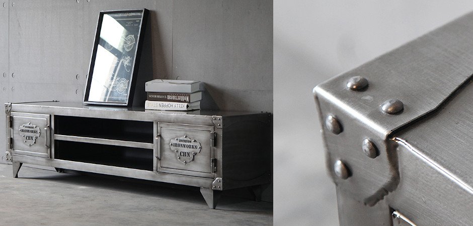 TV-тумба Loft Safe с полками TV-тумба Loft Safe с полками - Loft-Concept в Волгограде