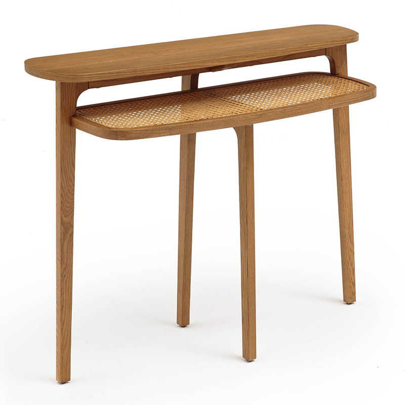 Консоль Morten Wicker Console Светлый дуб Консоль Morten Wicker Console Светлый дуб в Волгограде | Loft Concept