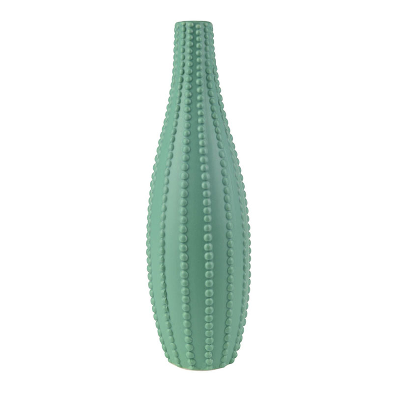 Ваза Ribbed Vase Narrow Throat turquoise 34 Бирюзовый Ваза Ribbed Vase Narrow Throat turquoise 34 Бирюзовый в Волгограде | Loft Concept
