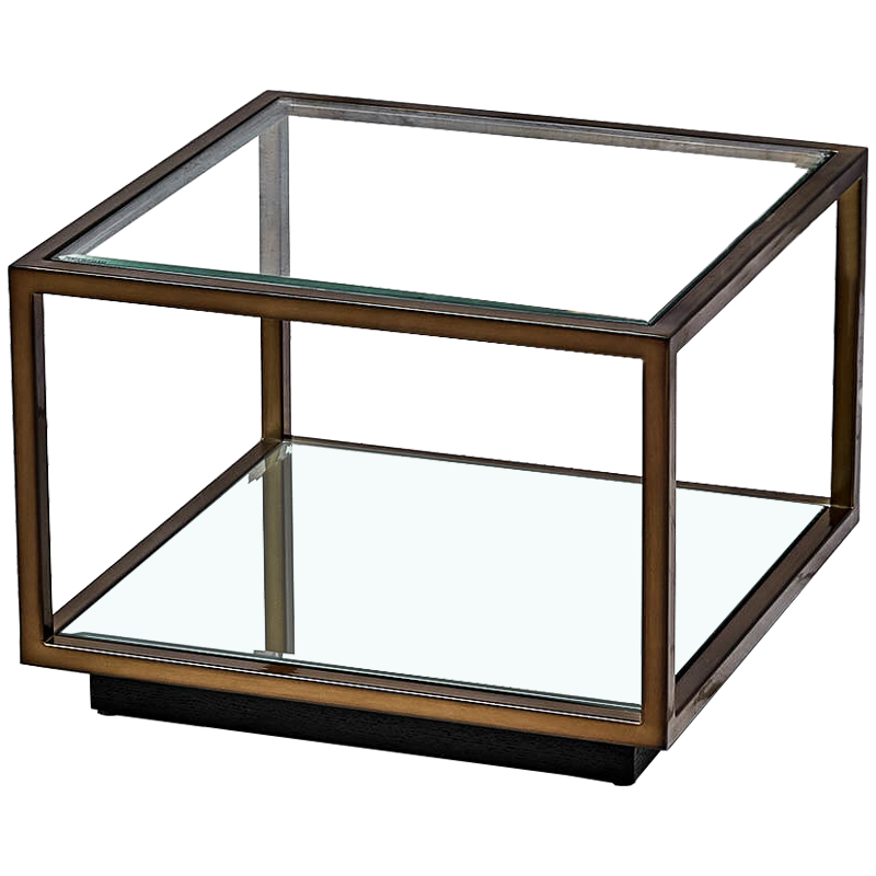 Кофейный стол Transparent Cube 35 Прозрачный Темная бронза Кофейный стол Transparent Cube 35 Прозрачный Темная бронза в Волгограде | Loft Concept