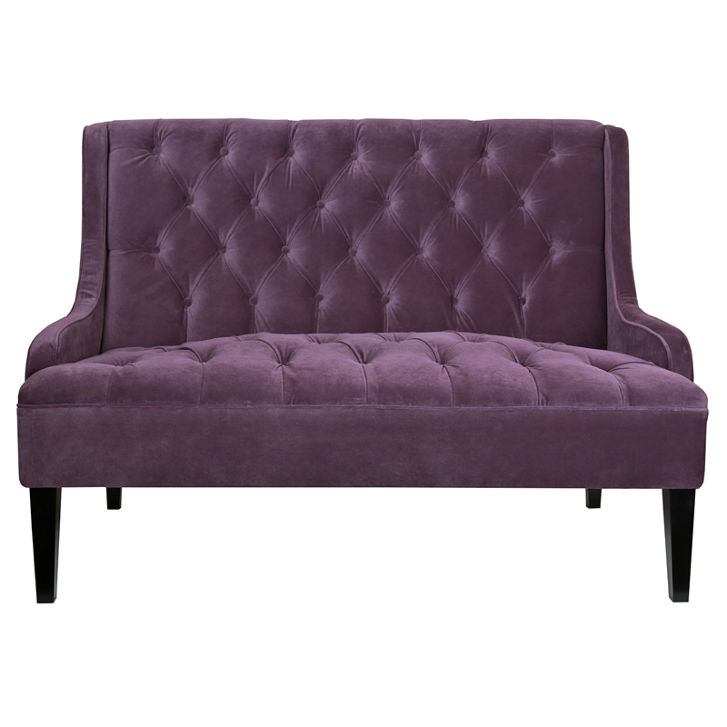 Диван Folket Sofa velour violet Фиолетовый Диван Folket Sofa velour violet Фиолетовый в Волгограде | Loft Concept
