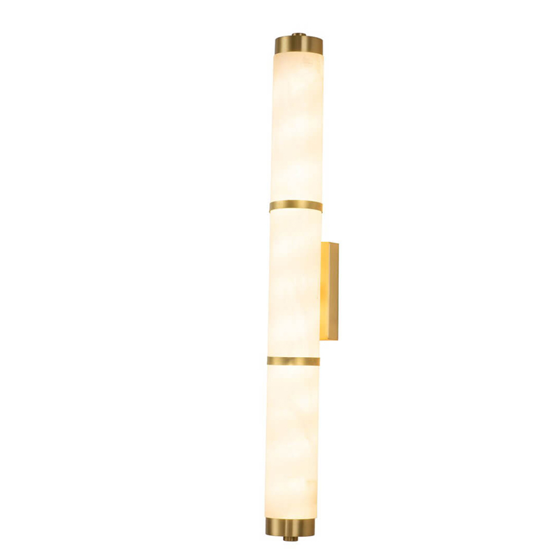 Бра Melba White Marble Wall Lamp Латунь Белый Бра Melba White Marble Wall Lamp Латунь Белый в Волгограде | Loft Concept
