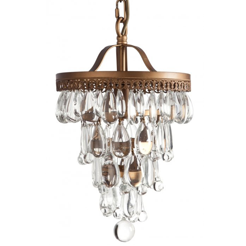 Люстра Clarissa Glass Drop Pendant 25 Бронза Люстра Clarissa Glass Drop Pendant 25 Бронза в Волгограде | Loft Concept