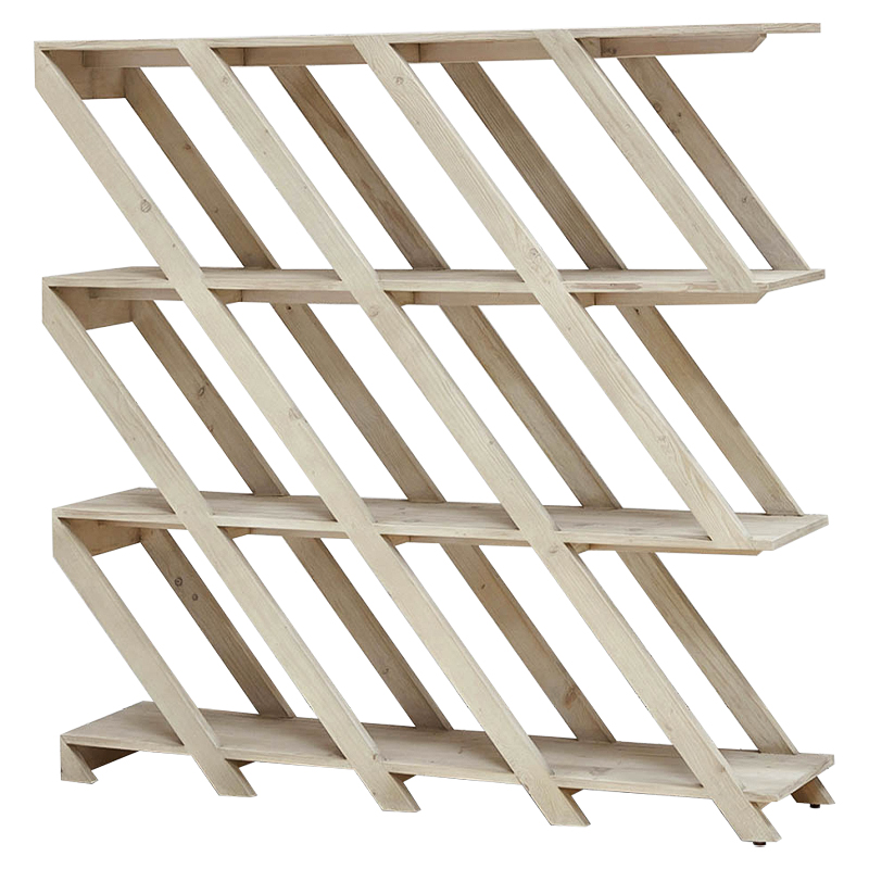 Стеллаж Diagonal Loft Wood Rack Древесина ivory ( слоновая кость ) Стеллаж Diagonal Loft Wood Rack Древесина ivory ( слоновая кость ) в Волгограде | Loft Concept