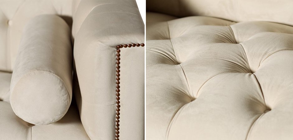 Диван Modern Velvet Tuxedo Sofa Диван Modern Velvet Tuxedo Sofa - Loft-Concept в Волгограде