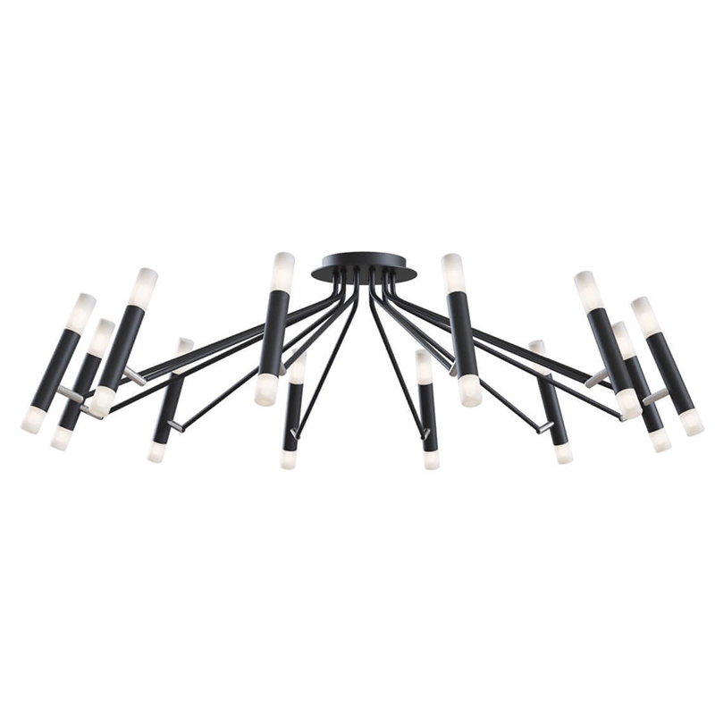 Потолочная люстра Arnaut Chandelier 24 Черный Потолочная люстра Arnaut Chandelier 24 Черный в Волгограде | Loft Concept