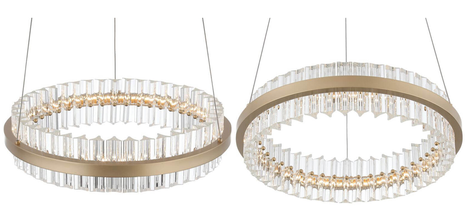 Люстра Ring Horizontal Gold Люстра Ring Horizontal Gold - Loft-Concept в Волгограде