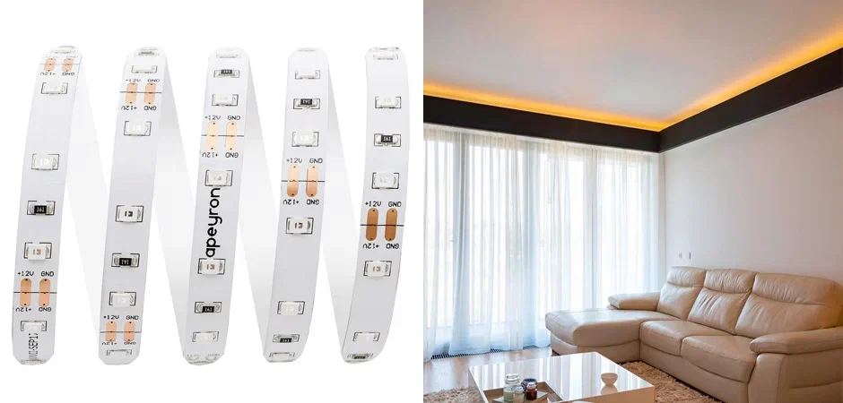 Светодиодная лента 4,8W/m 60LED/m 2835SMD желтый 5M Светодиодная лента 4,8W/m 60LED/m 2835SMD желтый 5M - Loft-Concept в Волгограде
