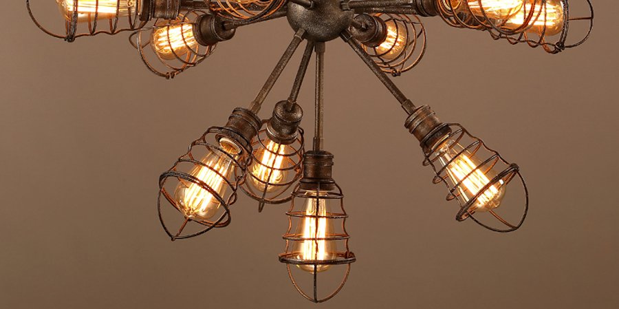 Люстра Loft Industrial Sputnik 13 Retro Люстра Loft Industrial Sputnik 13 Retro - Loft-Concept в Волгограде