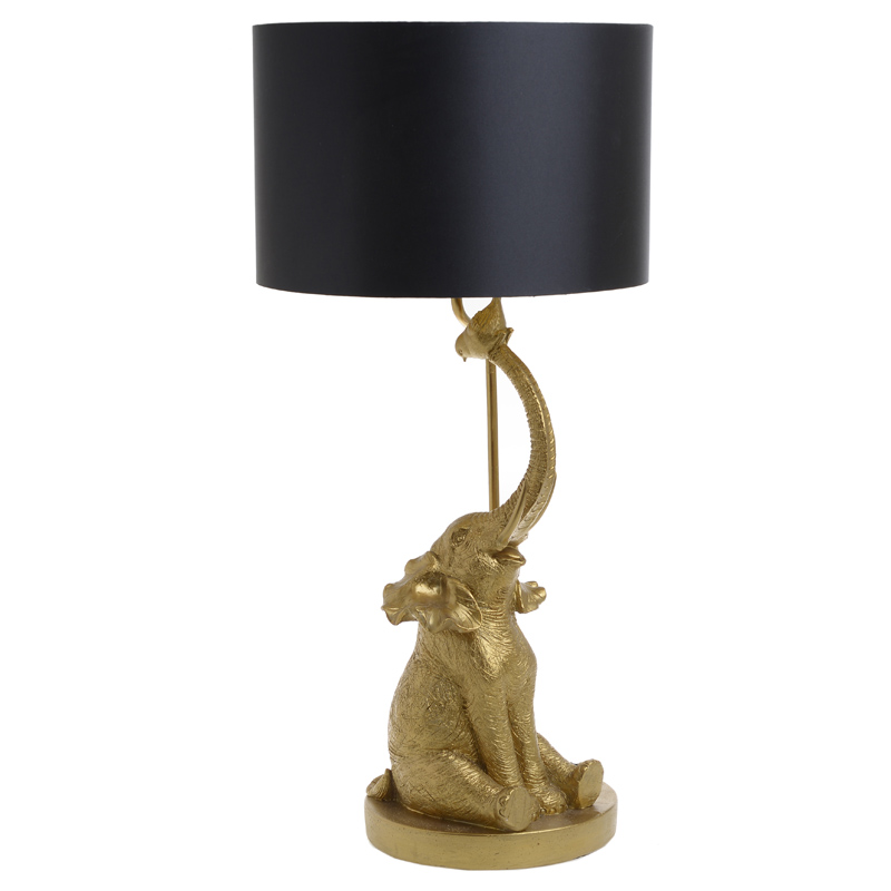 Настольная лампа Cheerful Elephant Table lamp Золотой Черный Настольная лампа Cheerful Elephant Table lamp Золотой Черный в Волгограде | Loft Concept