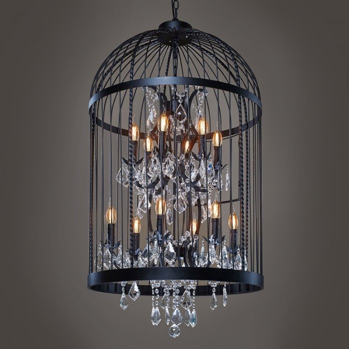 Люстра Steampunk Birdcage Chandelier 60 black Черный Люстра Steampunk Birdcage Chandelier 60 black Черный в Волгограде | Loft Concept