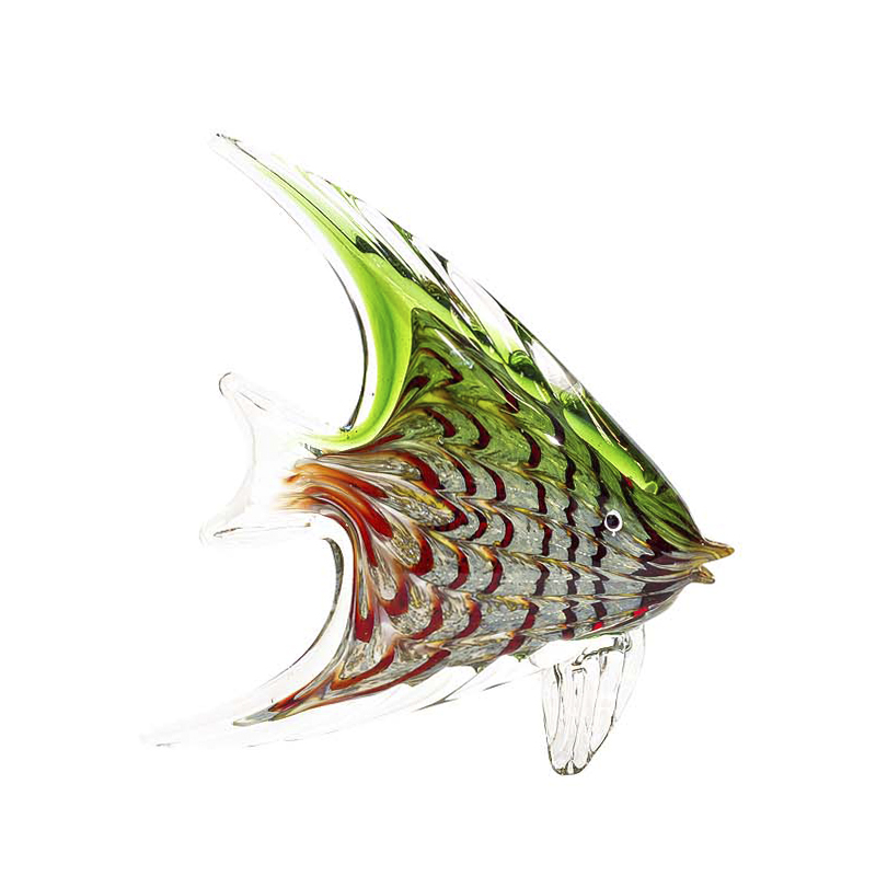 Статуэтка Glass Fish Red-Green Мульти Статуэтка Glass Fish Red-Green Мульти в Волгограде | Loft Concept