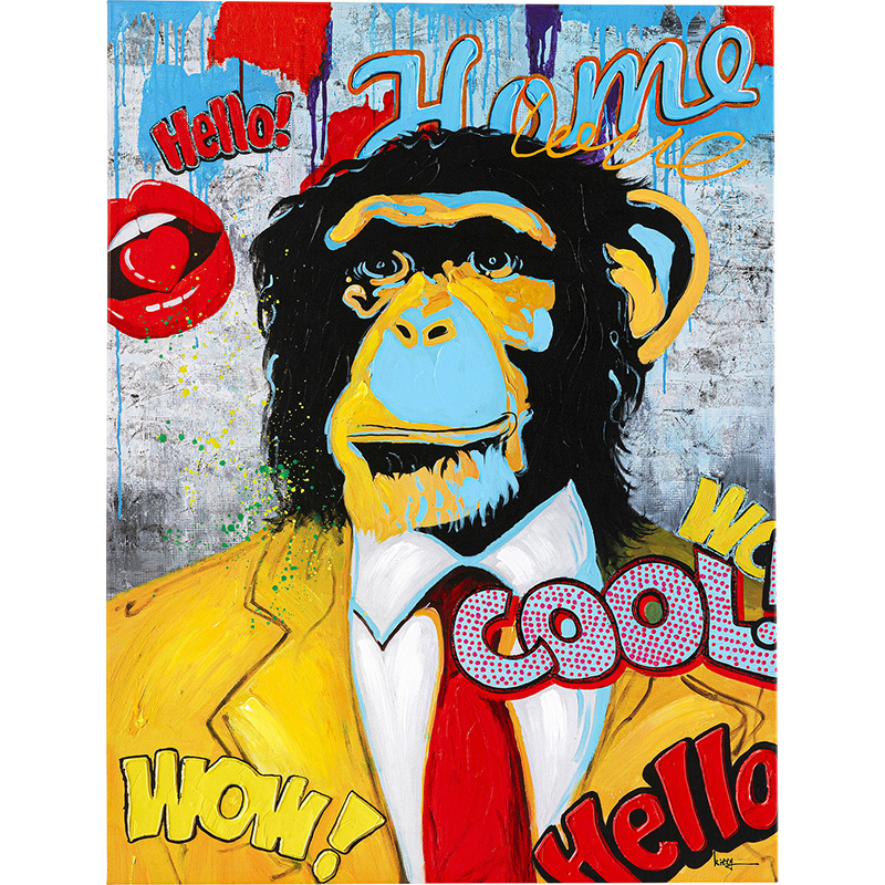 Картина Monkey multicolor Мульти Картина Monkey multicolor Мульти в Волгограде | Loft Concept