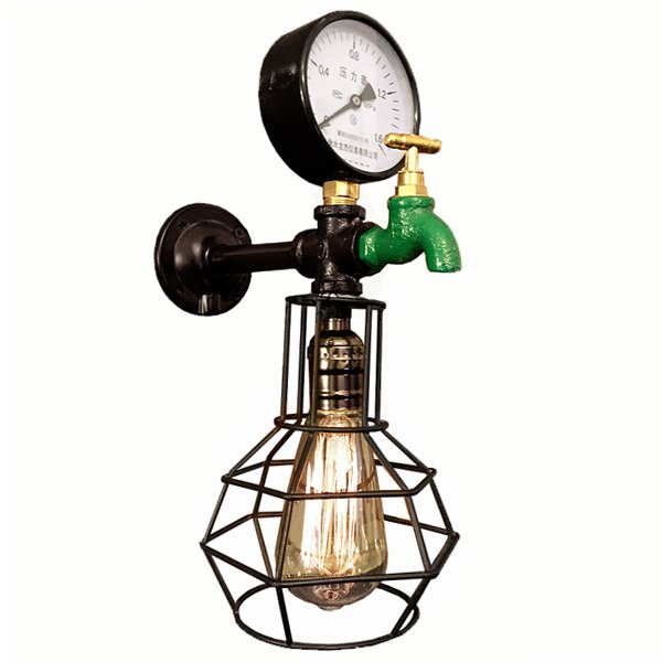 Бра Wall Lamp Manometer and Green water tap Бра Wall Lamp Manometer and Green water tap в Волгограде | Loft Concept