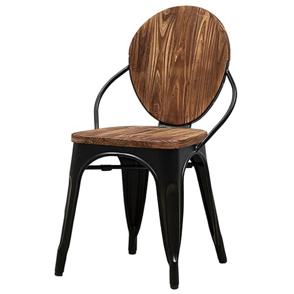 Стул Tolix chair Wooden Black Дуб темный Черный Стул Tolix chair Wooden Black Дуб темный Черный в Волгограде | Loft Concept