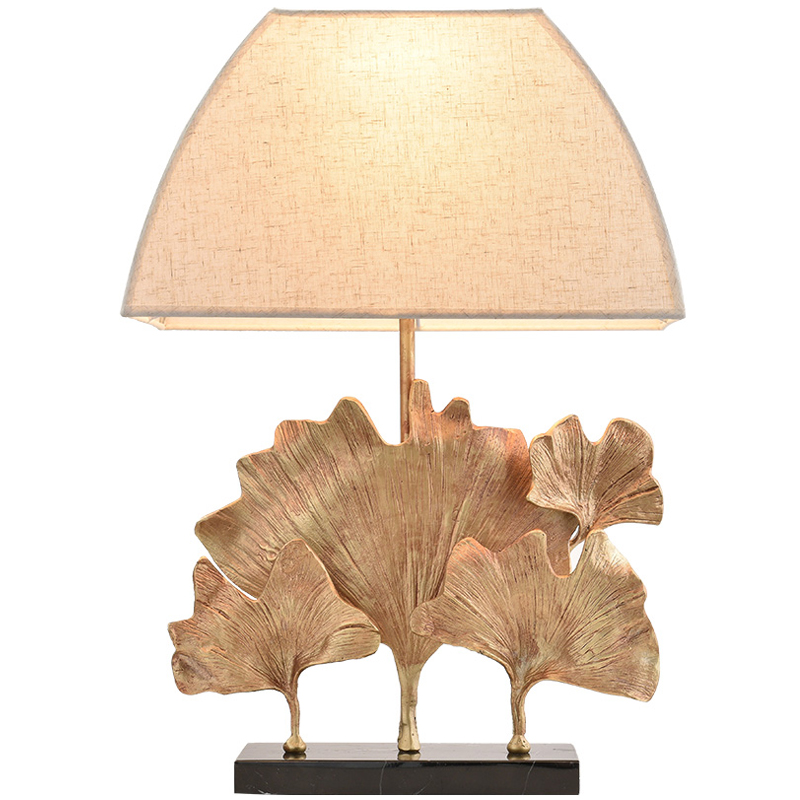 Настольная лампа Ginkgo Table lamp Молочный Латунь Черный Настольная лампа Ginkgo Table lamp Молочный Латунь Черный в Волгограде | Loft Concept