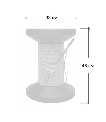 Дизайнерский табурет Thread Reel Wooden Stool в Волгограде