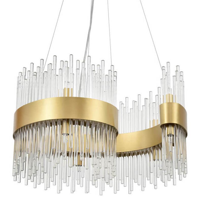 Люстра Nembus Chandelier 50 gold Прозрачный (Transparent) Золотой Люстра Nembus Chandelier 50 gold Прозрачный (Transparent) Золотой в Волгограде | Loft Concept
