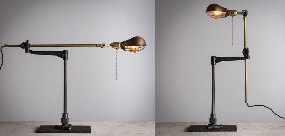 Настольный светильник Steampunk Extension Pole Table Настольный светильник Steampunk Extension Pole Table - Loft-Concept в Волгограде
