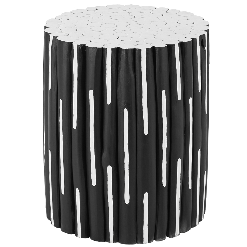 Приставной стол Table Licorice Sticks Black White Черно-белый Приставной стол Table Licorice Sticks Black White Черно-белый в Волгограде | Loft Concept