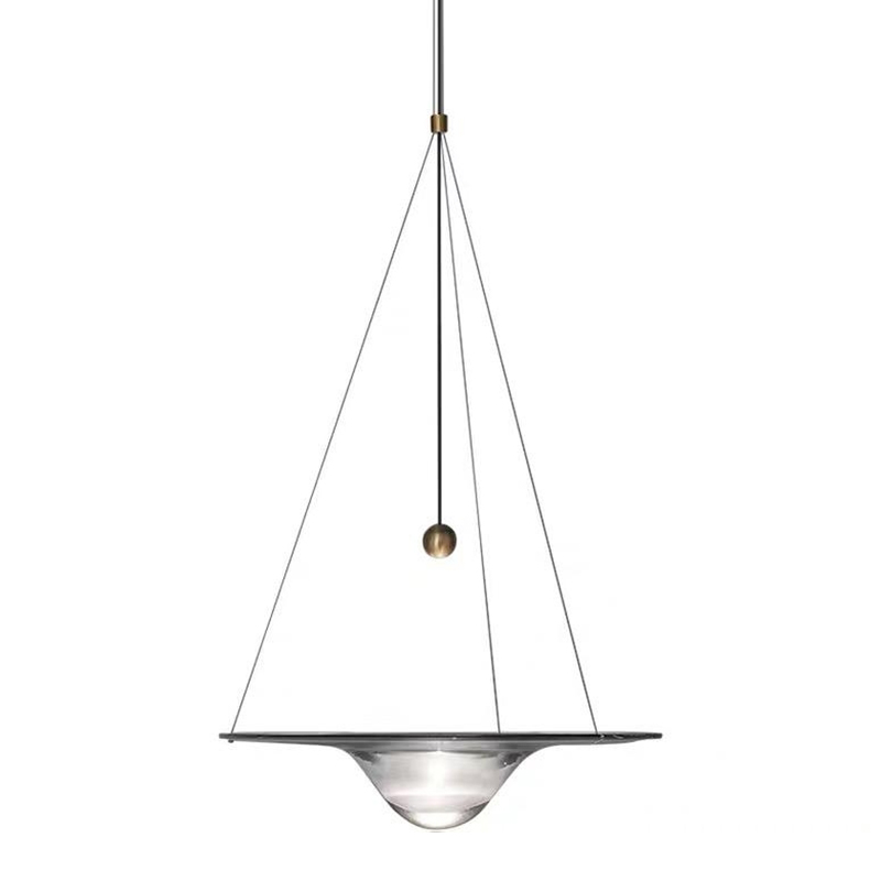 Hesitation Lamp Стеклянный подвесной светильник, имитирующий каплю воды Прозрачное Стекло Латунь Hesitation Lamp Стеклянный подвесной светильник, имитирующий каплю воды Прозрачное Стекло Латунь в Волгограде | Loft Concept