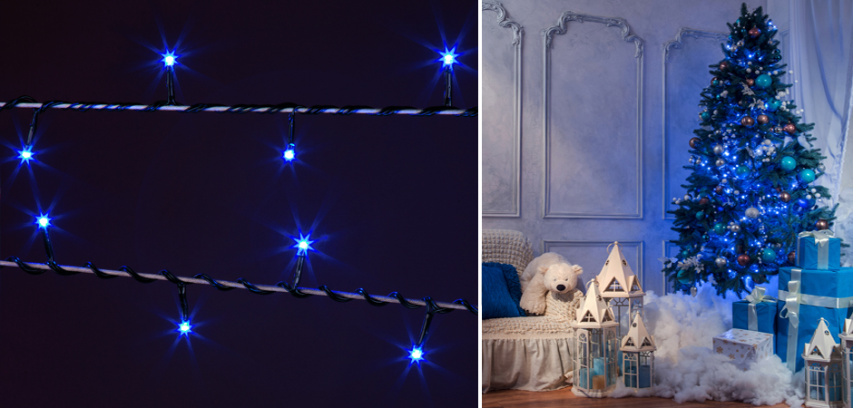 Интерьерная Гирлянда Синие диоды - Loft-Concept в Волгограде