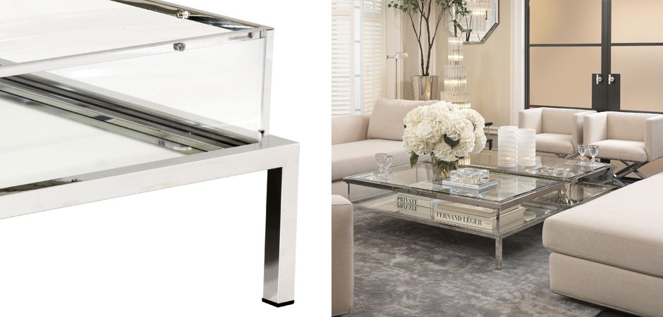 Журнальный стол Eichholtz Coffee Table Harvey Rectangular Журнальный стол Eichholtz Coffee Table Harvey Rectangular - Loft-Concept в Волгограде