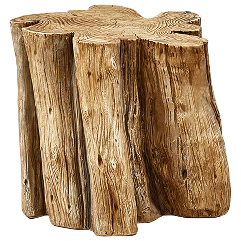 Приставной стол Wavy Stump Side Table Коричневый Приставной стол Wavy Stump Side Table Коричневый в Волгограде | Loft Concept