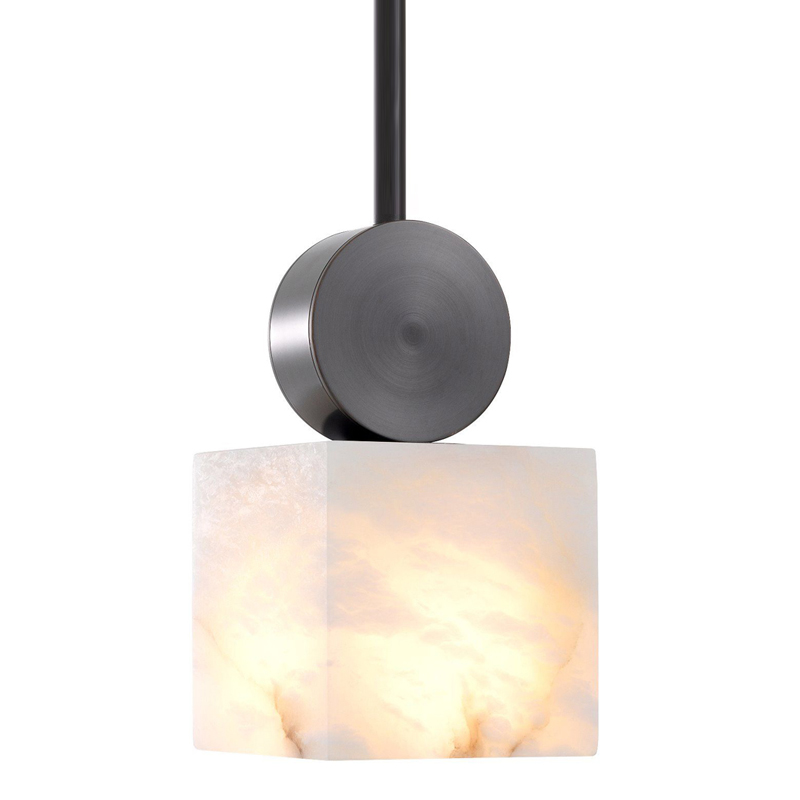 Подвесной светильник Eichholtz Pendant Etruscan Square Bronze Темная бронза Белый Подвесной светильник Eichholtz Pendant Etruscan Square Bronze Темная бронза Белый в Волгограде | Loft Concept