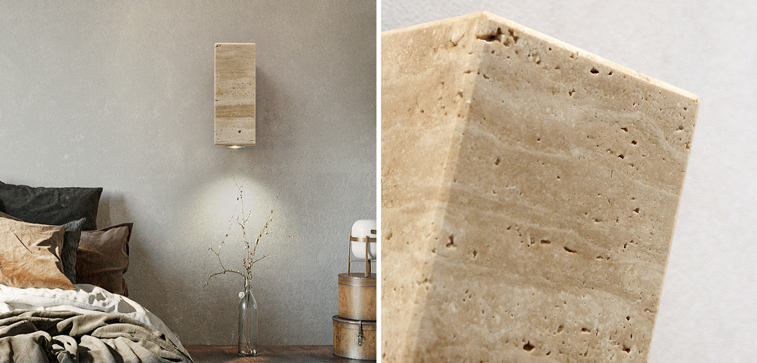 Бра Travertine Spot Wall Lamp - фото