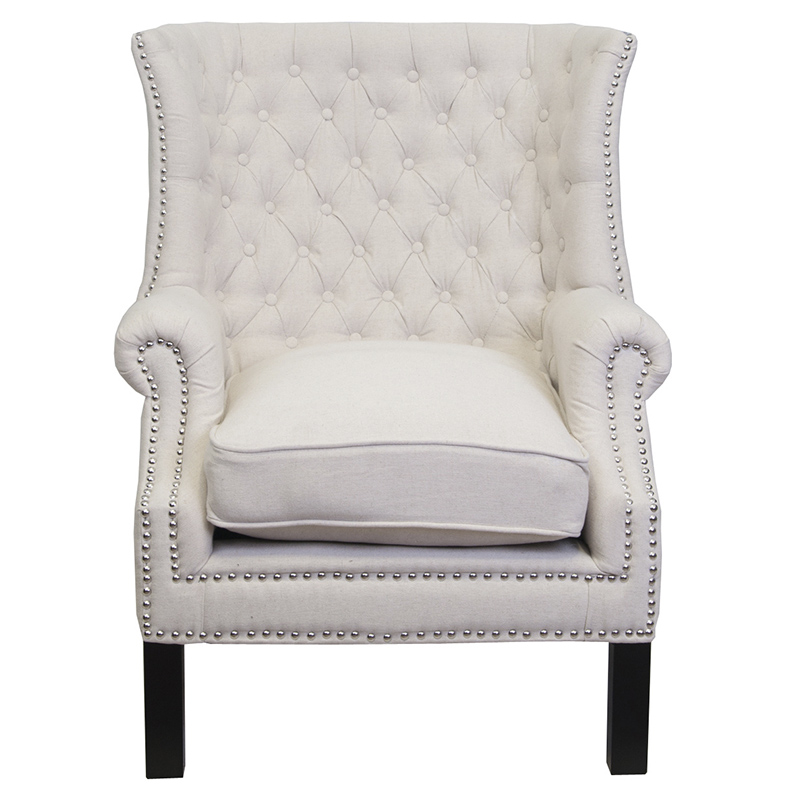 Кресло Charlie Armchair beige flax Светло-бежевый Кресло Charlie Armchair beige flax Светло-бежевый в Волгограде | Loft Concept