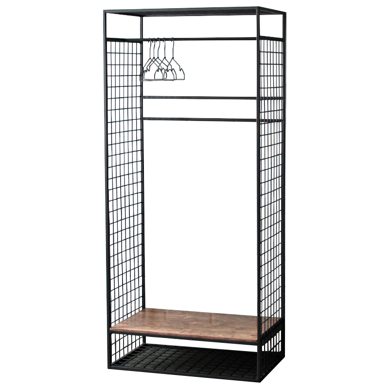 Рейл Caelan Industrial Metal Rust Clothes Rail Черный Коричневый Рейл Caelan Industrial Metal Rust Clothes Rail Черный Коричневый в Волгограде | Loft Concept