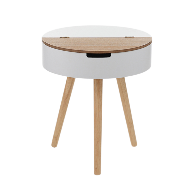 Тумбочка Stockholm White & Beige Bamboo Белый Бежевый Тумбочка Stockholm White & Beige Bamboo Белый Бежевый в Волгограде | Loft Concept