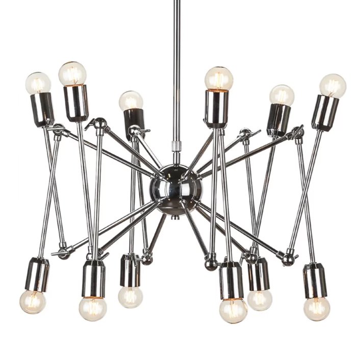 Подвесной светильник LOFT SPUTNIK CHANDELIER SPIDER Silver Серебряный Подвесной светильник LOFT SPUTNIK CHANDELIER SPIDER Silver Серебряный в Волгограде | Loft Concept