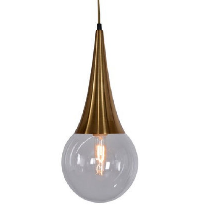 Подвесной светильник Drop Pendant lamp Латунь Античная полированная Подвесной светильник Drop Pendant lamp Латунь Античная полированная в Волгограде | Loft Concept
