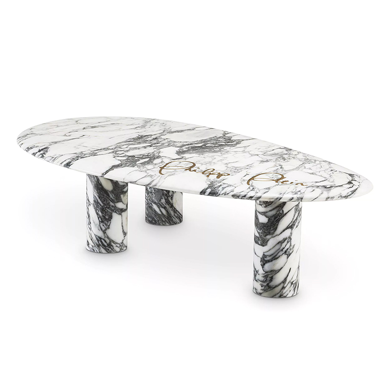 Кофейный стол Philipp Plein Coffee Table Forte Белый Белый Мрамор Bianco Кофейный стол Philipp Plein Coffee Table Forte Белый Белый Мрамор Bianco в Волгограде | Loft Concept