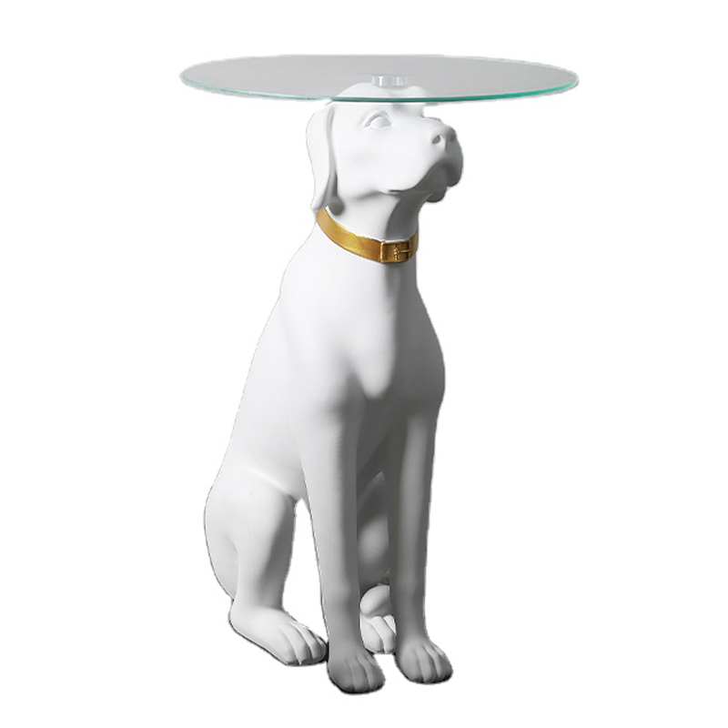 Приставной стол White Dog Table Белый Приставной стол White Dog Table Белый в Волгограде | Loft Concept