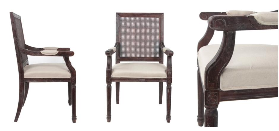 Стул French chairs Provence Garden Brown ArmChair Стул French chairs Provence Garden Brown ArmChair - Loft-Concept в Волгограде